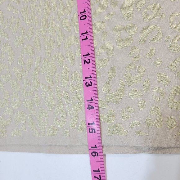 Sunday Best Patterned Women's Midi Skirt Tan - Size Small - Picture 5 of 5